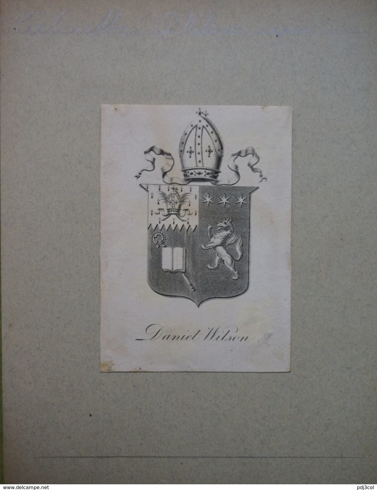 Inde - Ex-libris Héraldique - Calcutta - Daniel WILSON (Evêque) - Bookplates