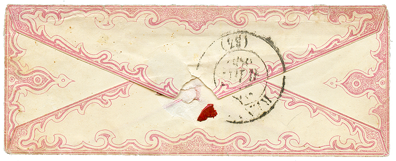 1842 T.12 LORIENT + Taxe 4 Sur Magnifique Enveloppe "VALENTINE" Avec Texte Pour RENNES. Superbe. - 1849-1850 Ceres