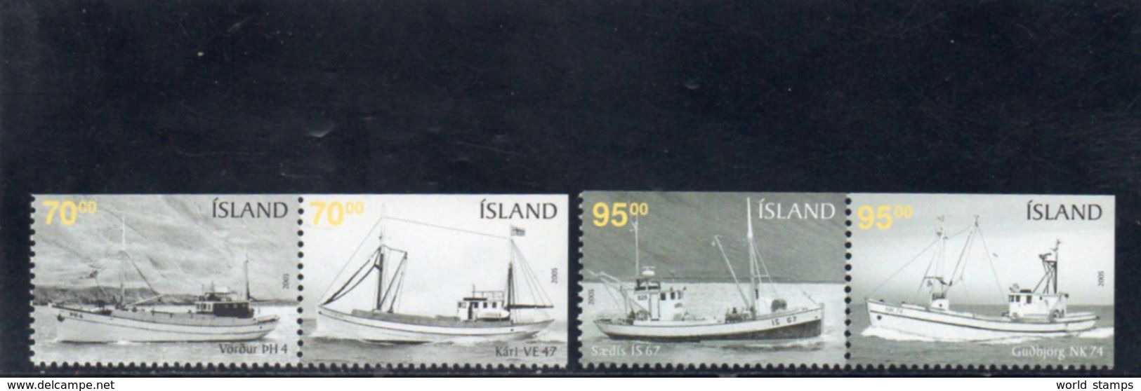 ISLANDE 2005 ** - Blocks & Sheetlets