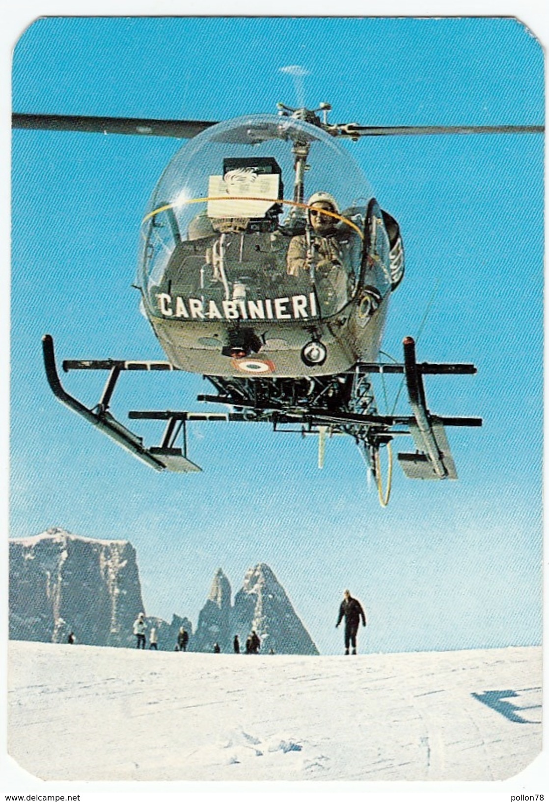 ELICOTTERI - SERVIZIO AEREO DELL'ARMA DEI CARABINIERI - Vedi Retro - Helicópteros