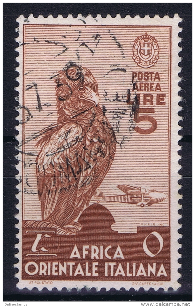 AFRICA ORIENTALE ITALIANA Sa  A9  Mi 29 Obl./Gestempelt/used - Italian Eastern Africa