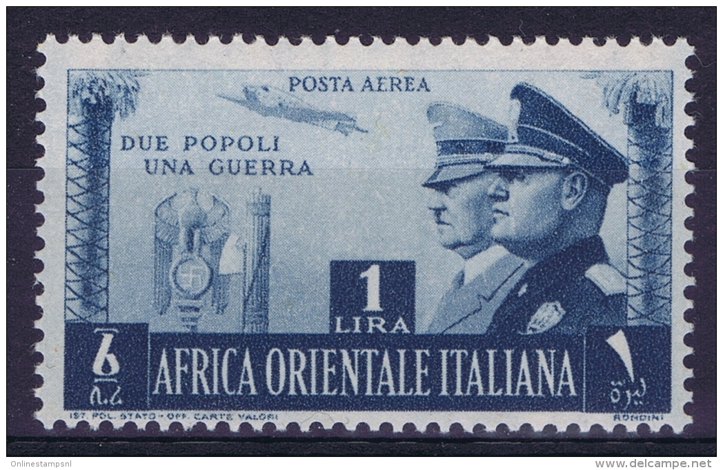 AFRICA ORIENTALE ITALIANA Sa  AE 20  Mi 20 MH/* Flz/ Charniere 1941 - Italiaans Oost-Afrika