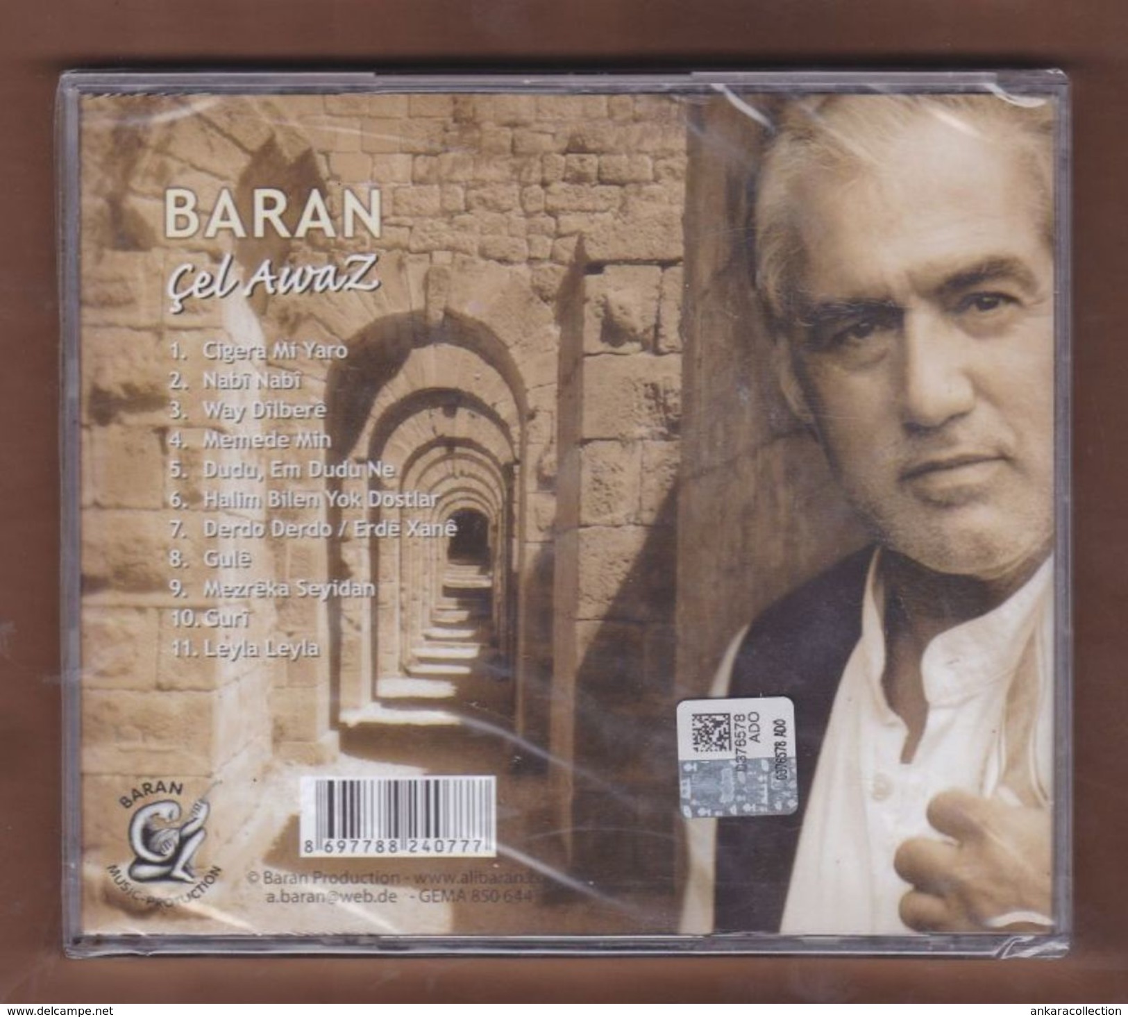 AC - Baran çel Awaz BRAND NEW TURKISH MUSIC CD - World Music