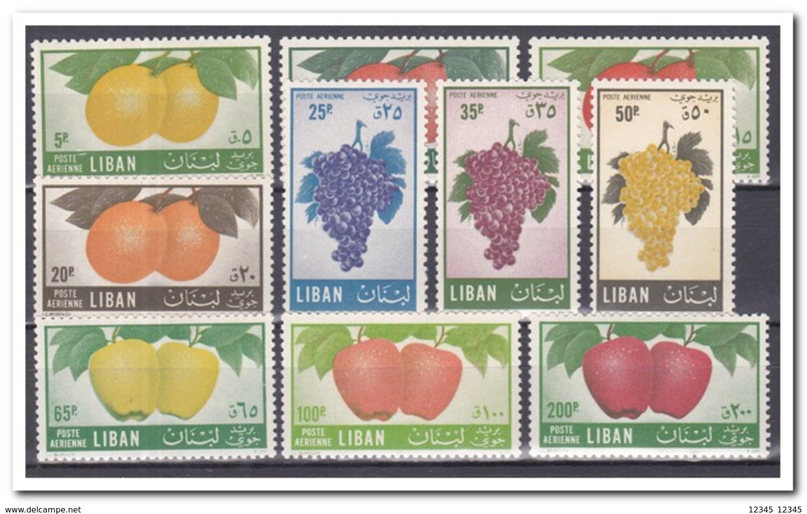 Libanon 1955, Postfris MNH, Fruit - Libanon