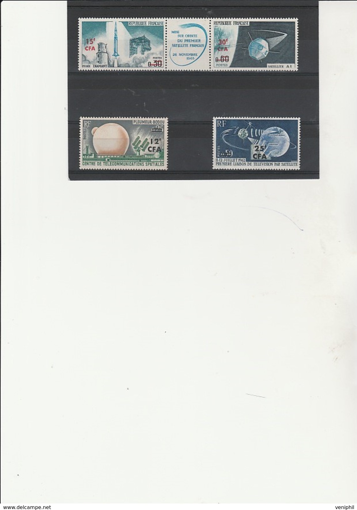 REUNION - TIMBRES N° 355 ET 356  + 369 A- NEUF X-  SURCHARGES C.F.A.  ANNEE 1963-66 - Nuovi