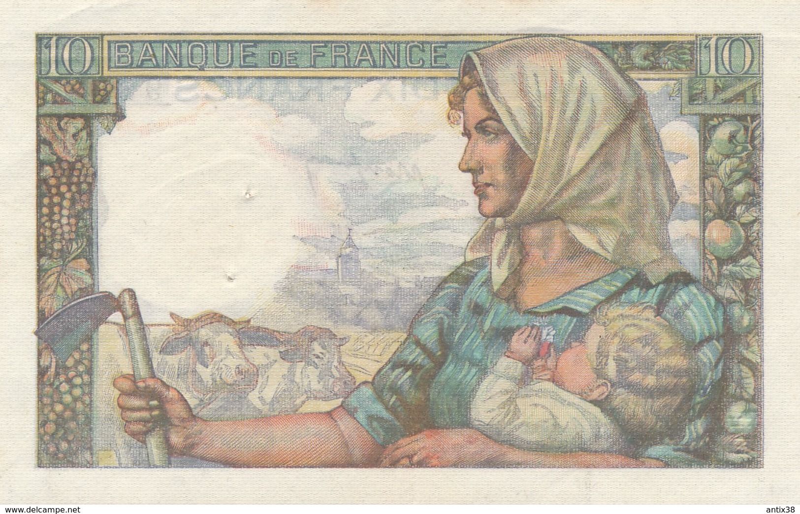 G503 - Billet 10 Francs - Mineur - 1944 - 10 F 1941-1949 ''Mineur''