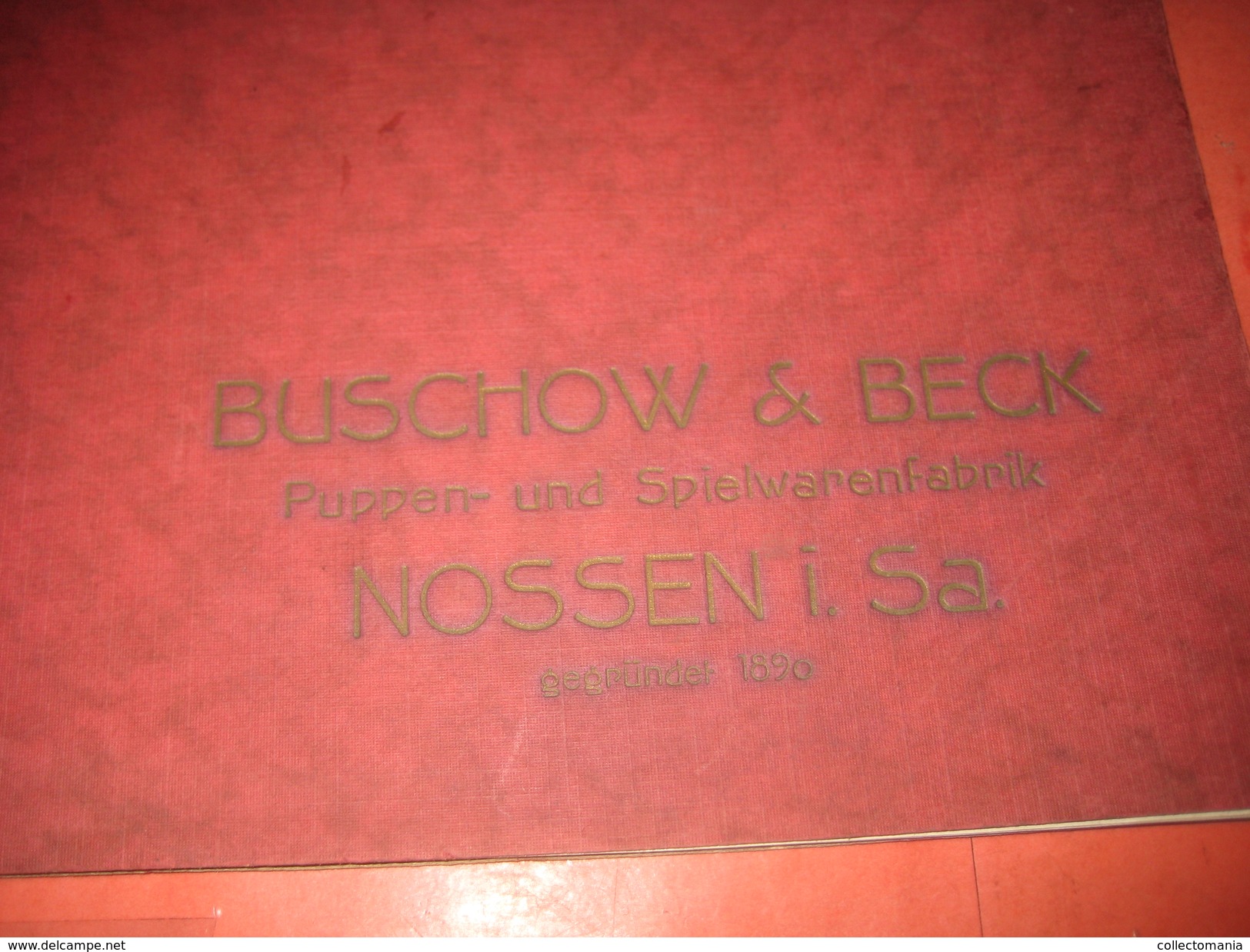 MINERVA 1930 Catalogue  Puppen Und Spielwaren NOSSEN,- BUSCHOW & BECK Soeelgoed, Celluloide Poppen Fabriek Poupée - Riviste & Cataloghi