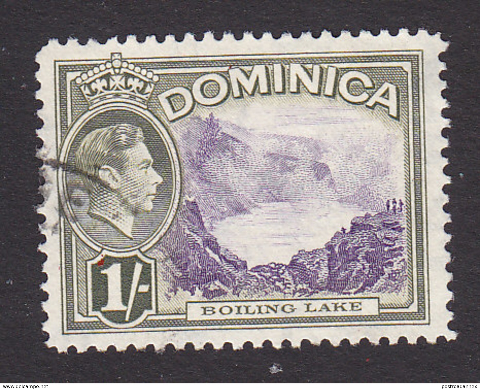 Dominica, Scott #106, Used, Scene Of Dominica, Issued 1938 - Dominique (...-1978)