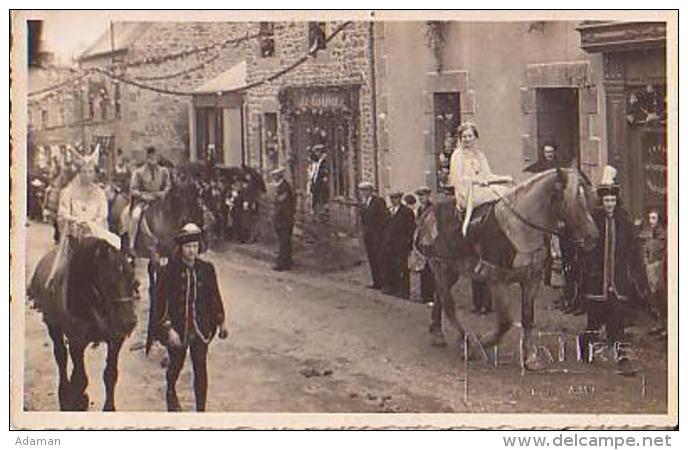 Bourbriac   1          Carte Photo De Lattre Guingamp (Fête Du Minibriac En 1936 ) - Autres & Non Classés