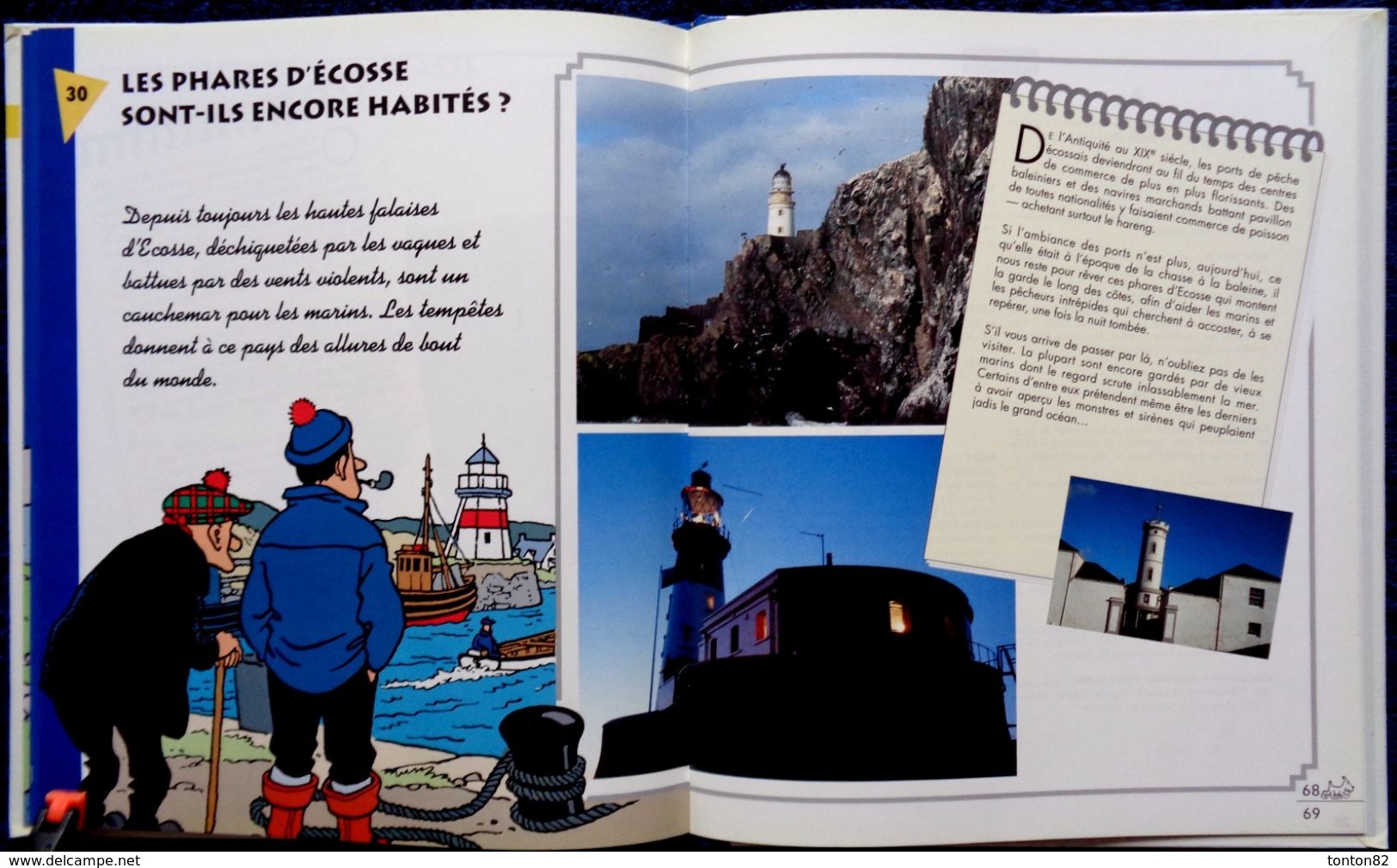 Les carnets de route de TINTIN - L' ÉCOSSE - Casterman - ( 1992 ) .