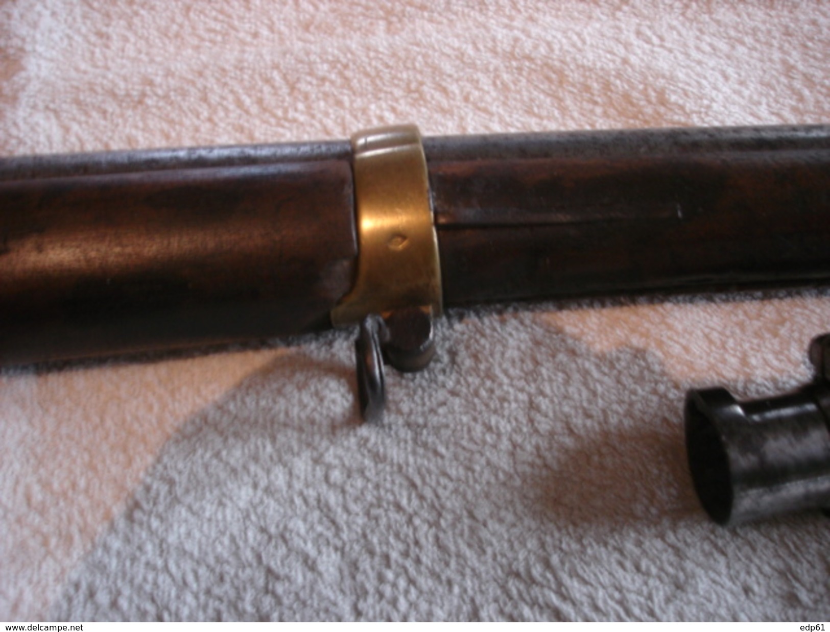 Fusil A Piston Avec Sa Baionnetteje Croix Cavalerie Marquage De Platine Pas Tres Lisible - Decotatieve Wapens