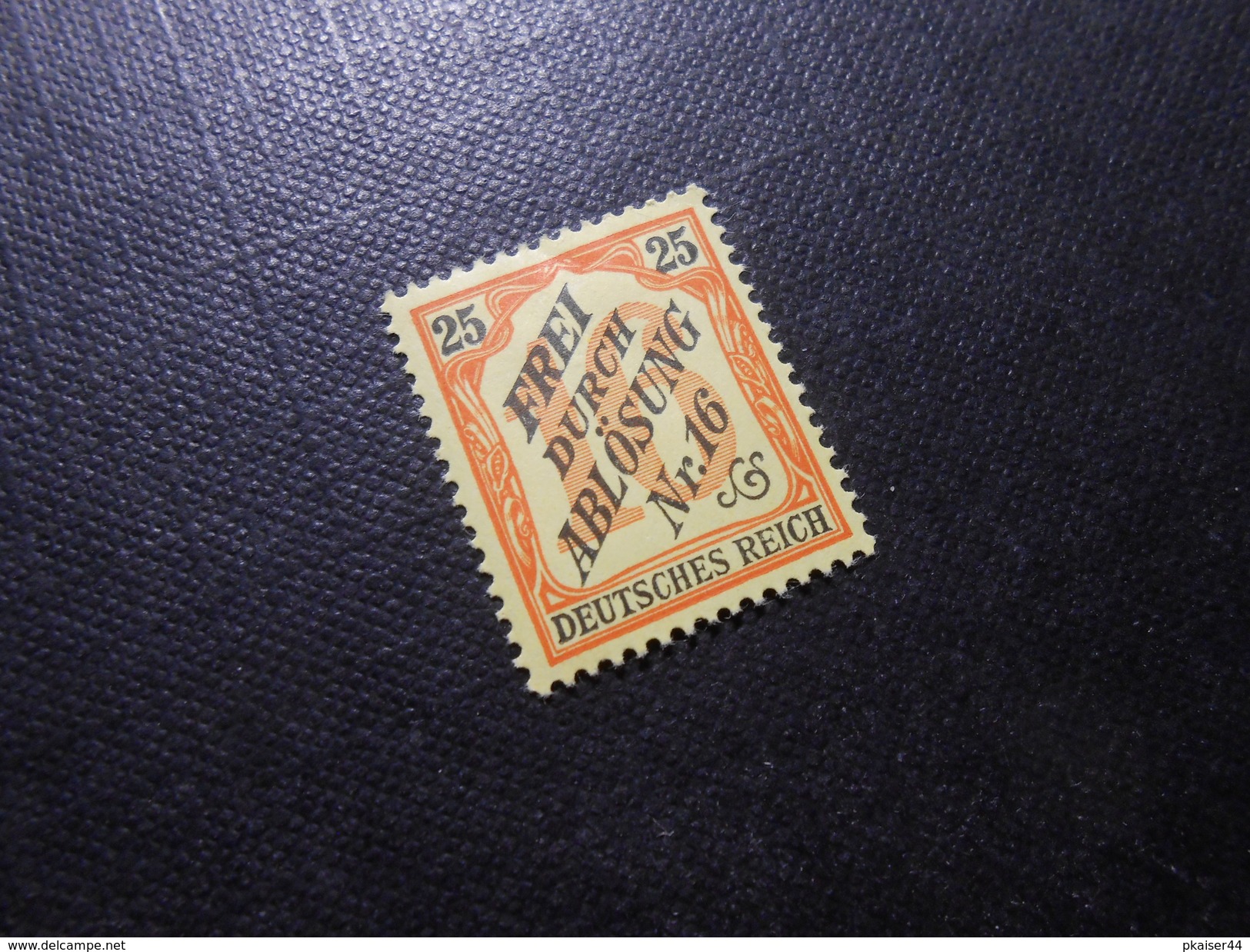 D.R.Mi 14   25Pf*/MLH   Dienstmarken - 1905 - Mi 40,00 € - Ungebraucht