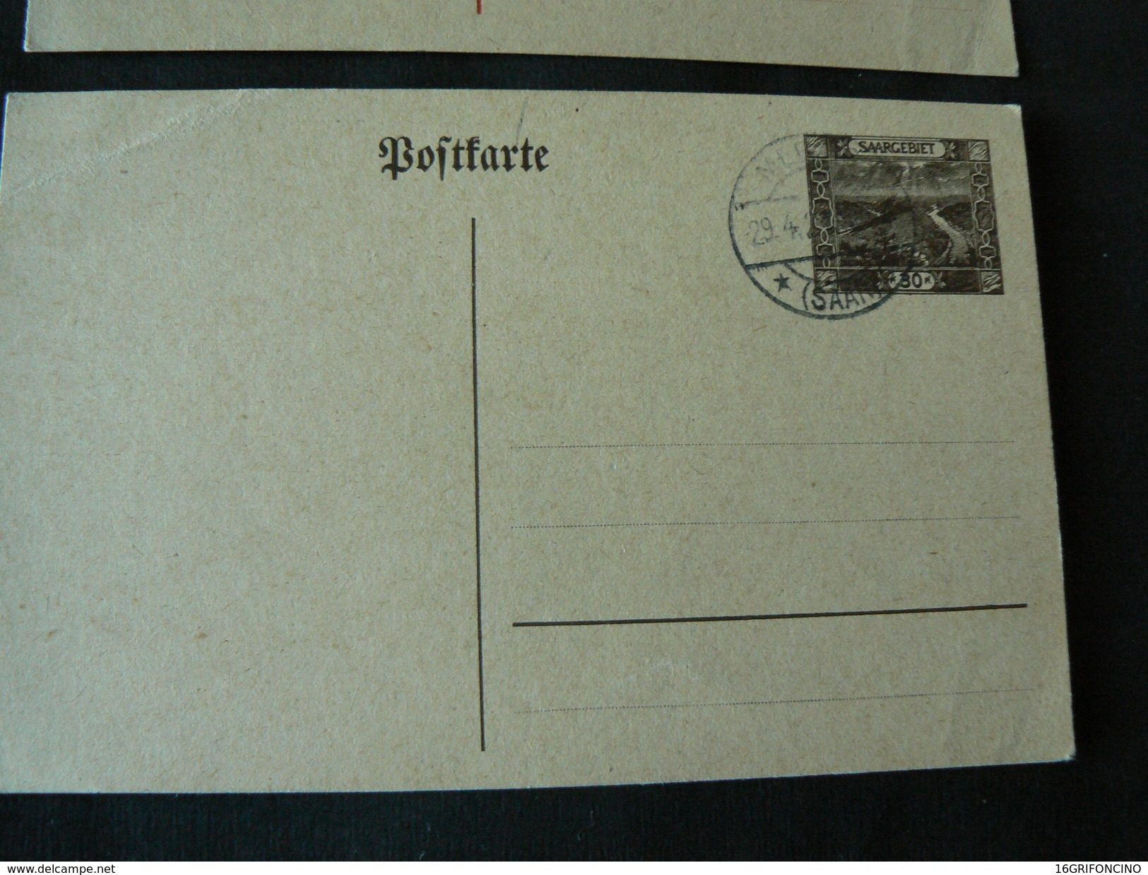 3 ANCIENT POSTKARTE OF GERMANY WITH STAMP...ONLY ONE USED...VERY NICE..//.ANTICHE CARTE POSTALI.TIMBRATE. - Entiers Postaux