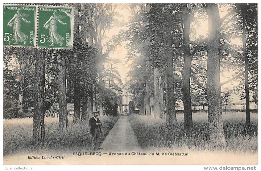 Esquelbecq       59        Avenue Du Château De  M.De Clebsattel      (voir Scan) - Andere & Zonder Classificatie