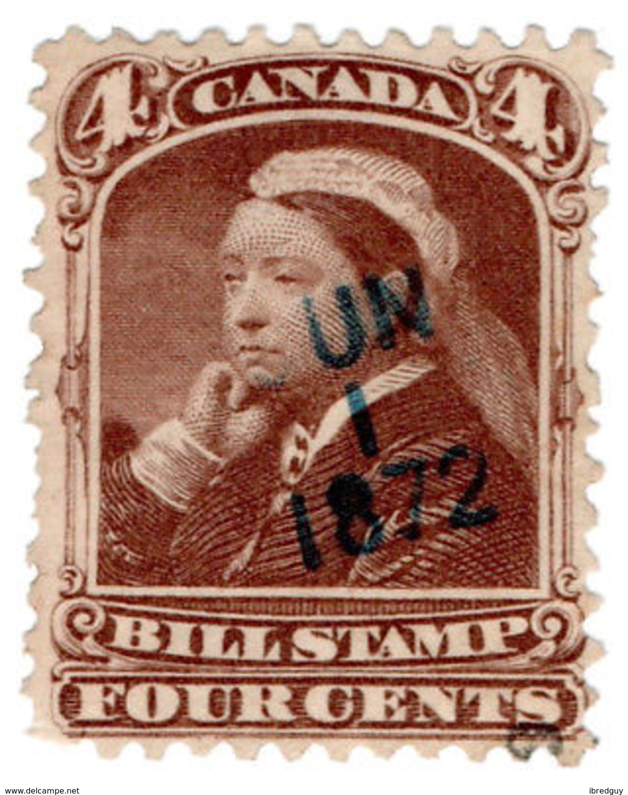 (I.B) Canada Revenue : Bill Stamp 4c - Other & Unclassified