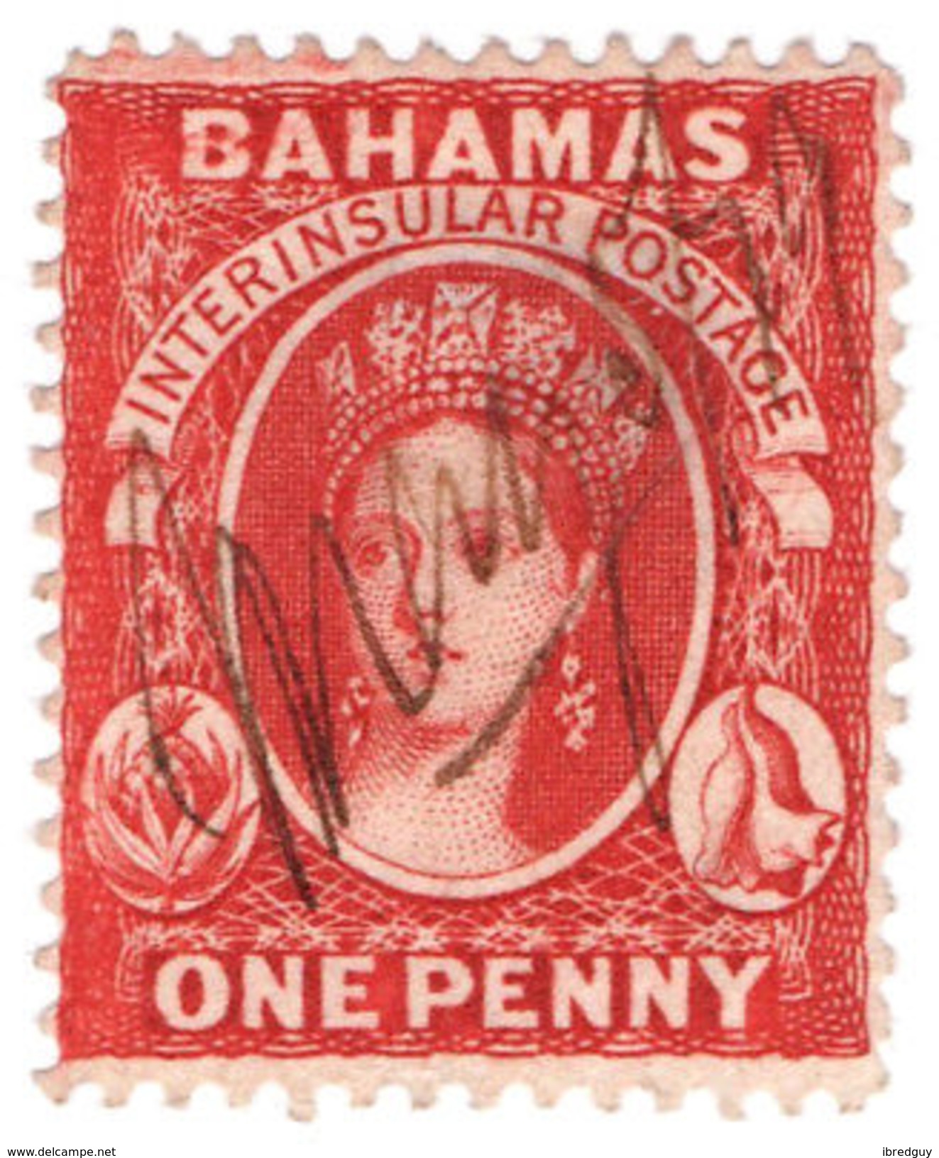 (I.B) Bahamas Revenue : Duty Stamp 1d - Other & Unclassified