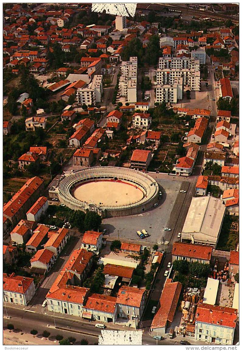 30  ALES  CAPITALE DES CEVENNES  VUE AERIENNE SUR LES ARENES - Alès