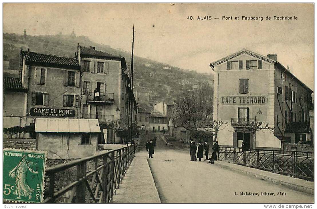 30   ALAIS   PONT ET FAUBOURG DE ROCHEBELLE - Alès