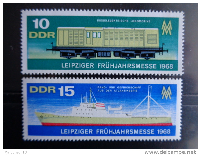 DDR 1968 - MICHEL N° 1349 &amp; 1350 °° - LEIPZIGER FRUHJAHRMESSE - Neufs