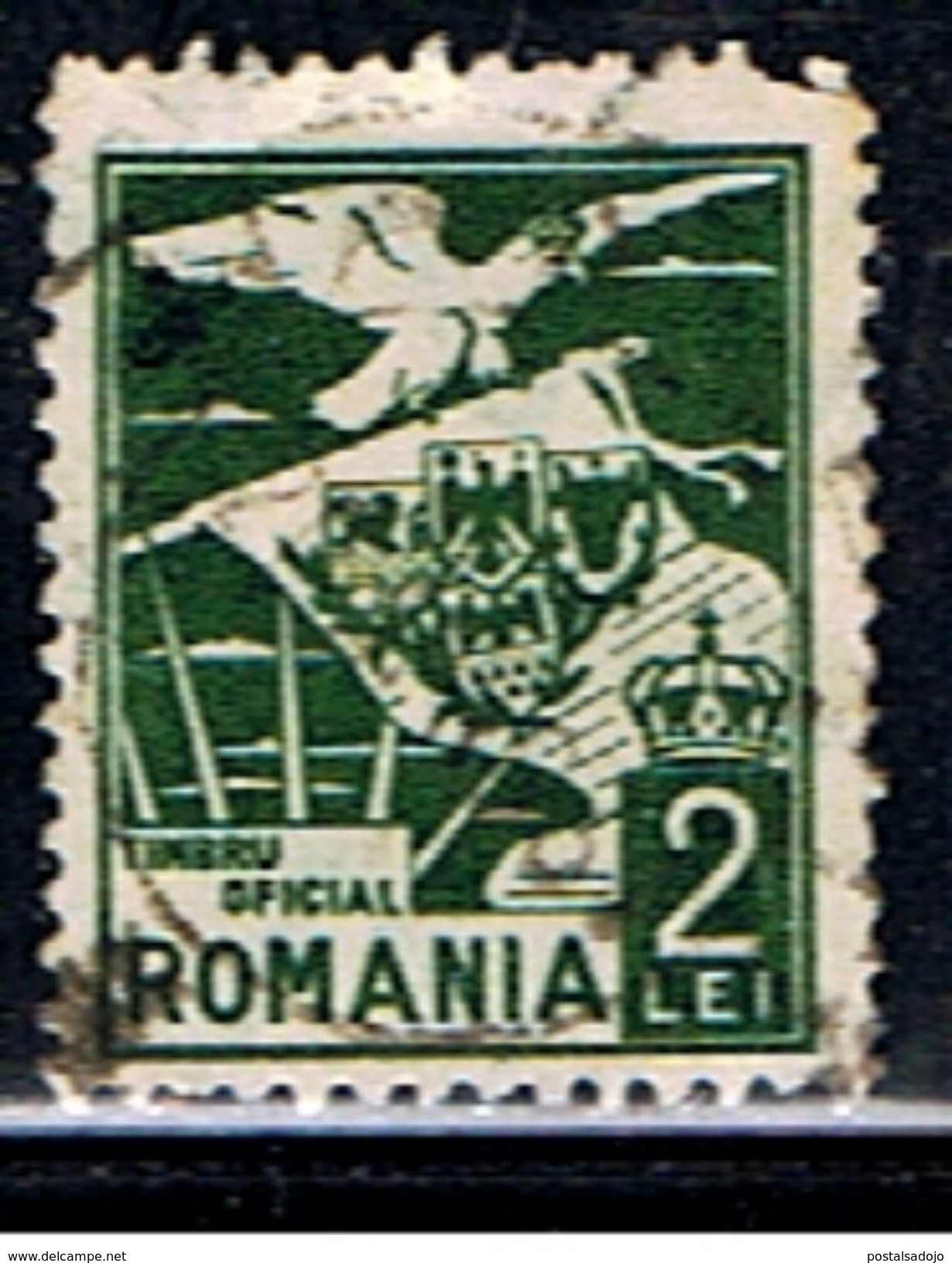 ROM 263  //  Y&T 4  //  1929 - Dienstmarken