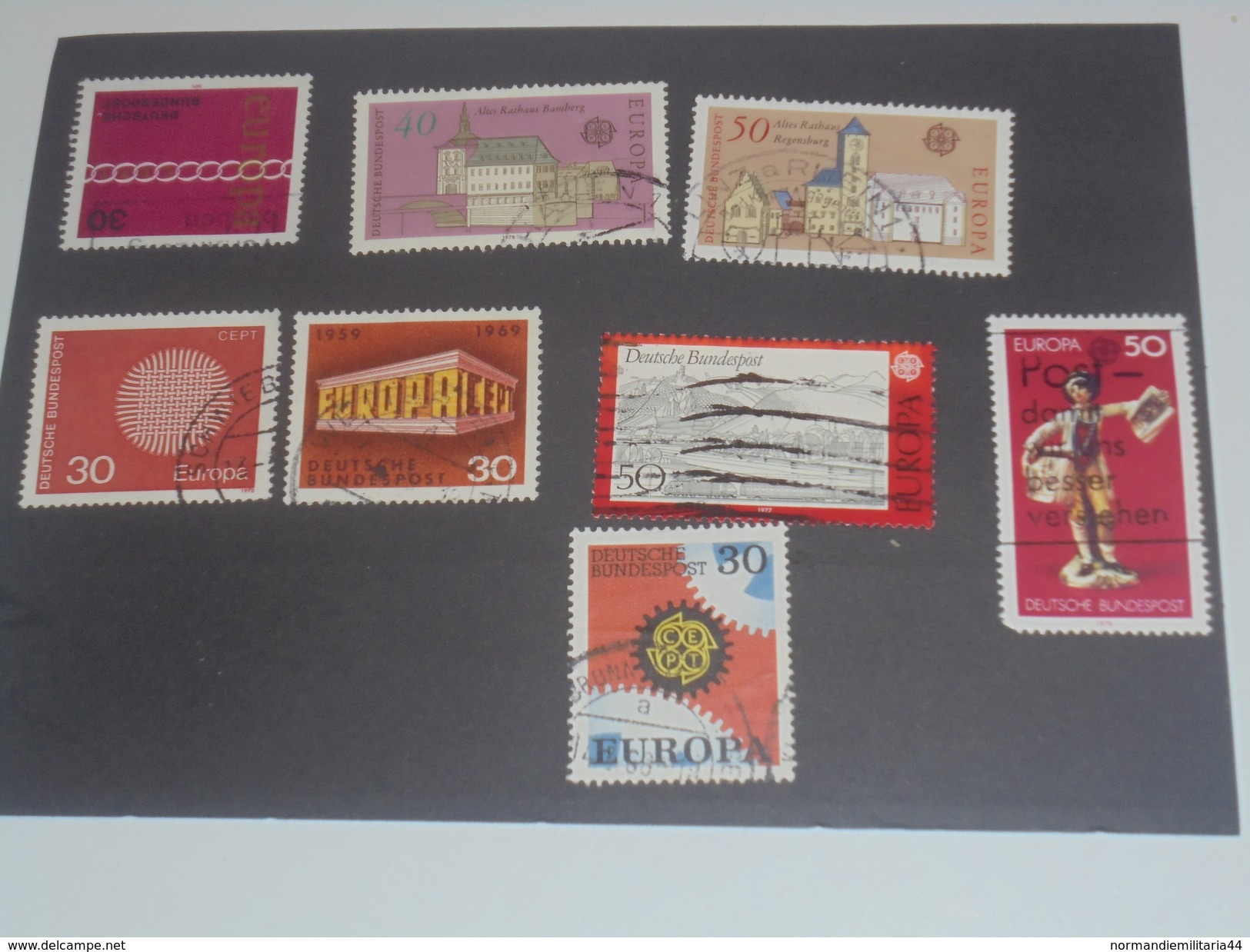 8 Timbres Europa Allemand - Collections