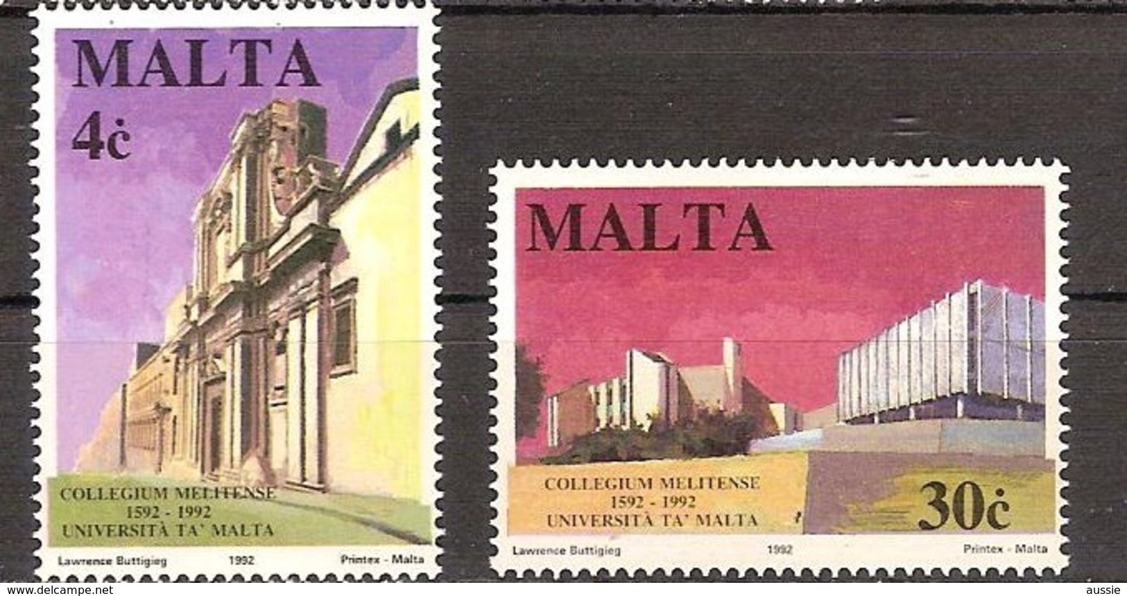 Malta Malte 1992  Yvertn° 879-880 *** MNH Cote 3,50 Euro - Malta