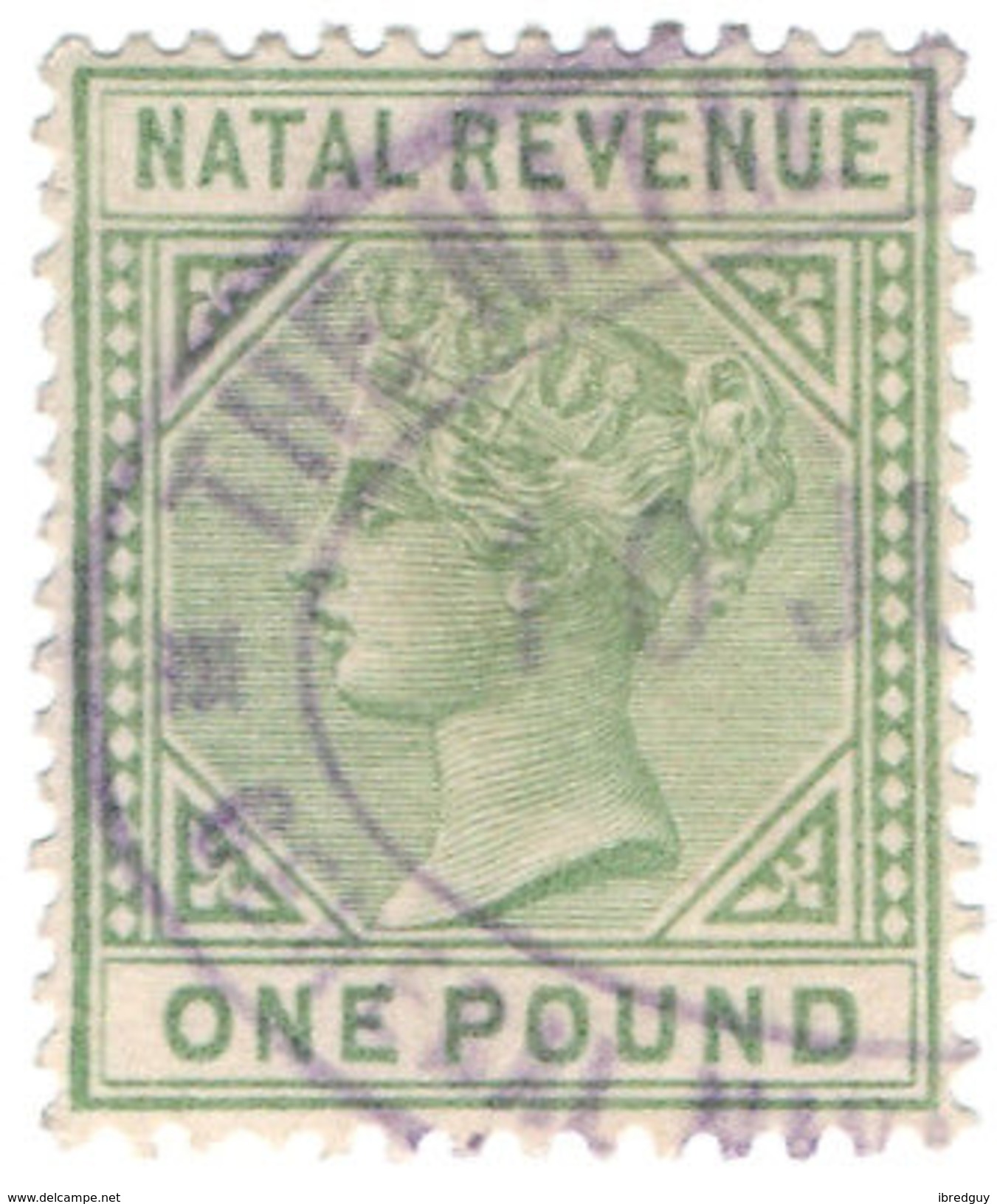 (I.B) Natal Revenue : Duty Stamp £1 - Unclassified