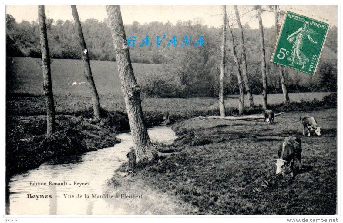 78 BEYNES - Vue De La Mauldre à Fleubert - Beynes