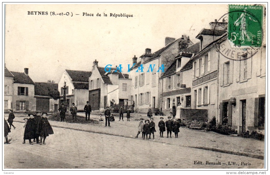 78 BEYNES - Place De La République - Beynes