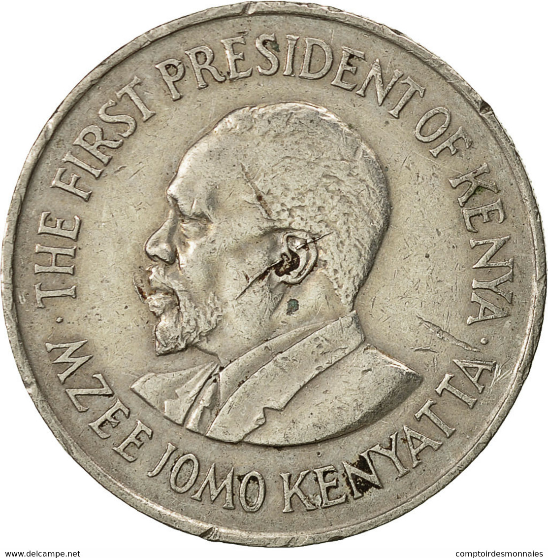 Monnaie, Kenya, Shilling, 1975, TTB, Copper-nickel, KM:14 - Kenya