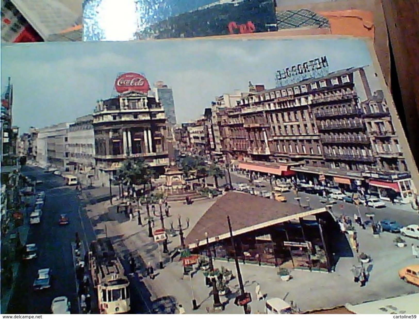 BELGIO  BELGIQUE BRUSSEL BRUXELLES PLACE BROUCKERE TRAM  N1965 GJ18293 - Transport Urbain Souterrain