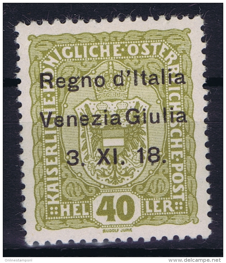 Italy:   VENEZIA GIULIA Sa  10 MH/* Flz/ Charniere 1918  2 X - Vénétie Julienne