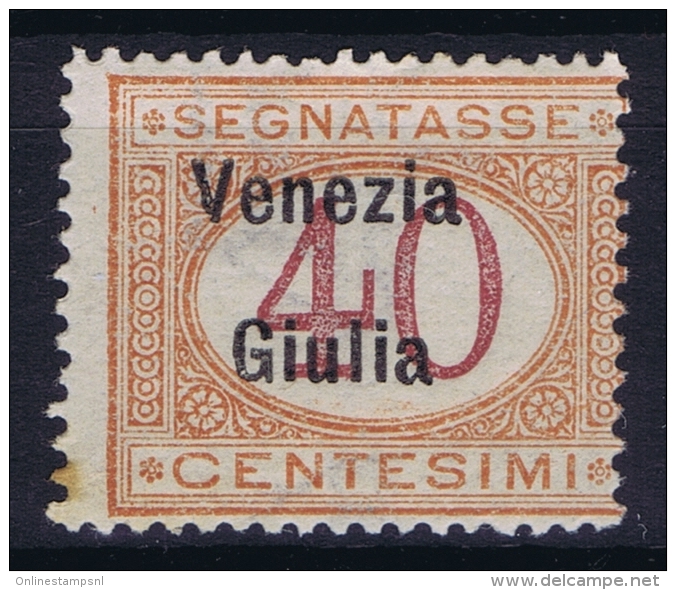 Italy: VENEZIA GIULIA  Segnatasse Sa 5 Postfrisch/neuf Sans Charniere /MNH/**  1 Corner Gum Discolored - Vénétie Julienne