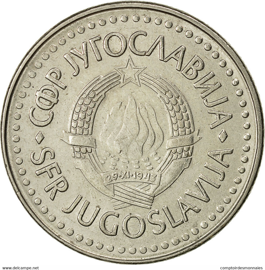 Monnaie, Yougoslavie, 100 Dinara, 1985, TTB+, Copper-Nickel-Zinc, KM:114 - Joegoslavië