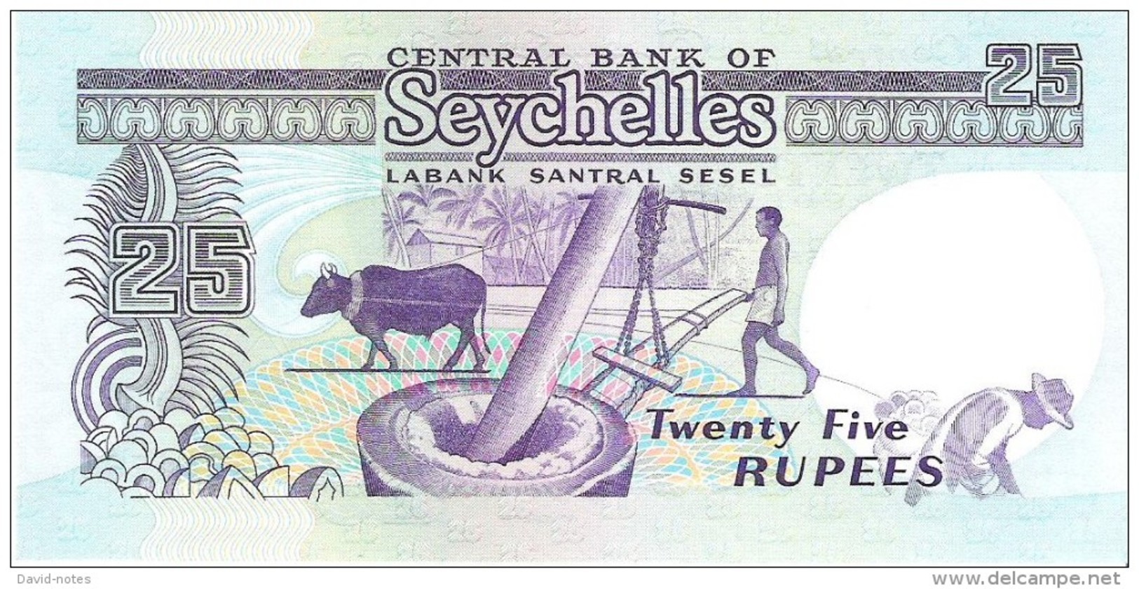 Seychelles - Pick 33 - 25 Rupees 1989 - Unc - Seychelles