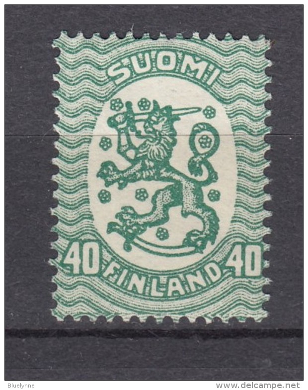 Finnland 40 P Wappen 1917 -  ** Postfrisch - Unused Stamps