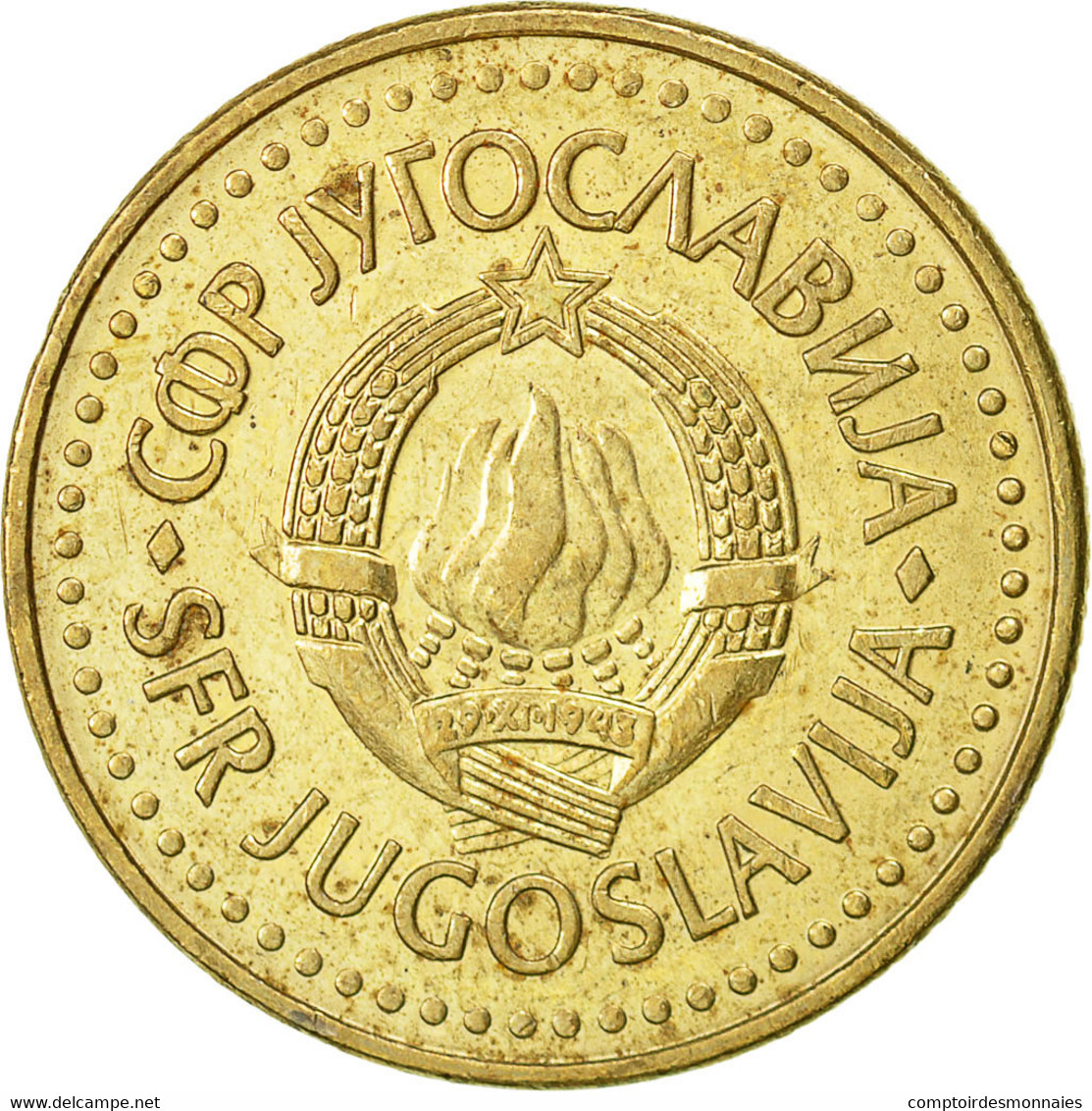 Monnaie, Yougoslavie, 5 Dinara, 1985, TTB+, Nickel-brass, KM:88 - Joegoslavië