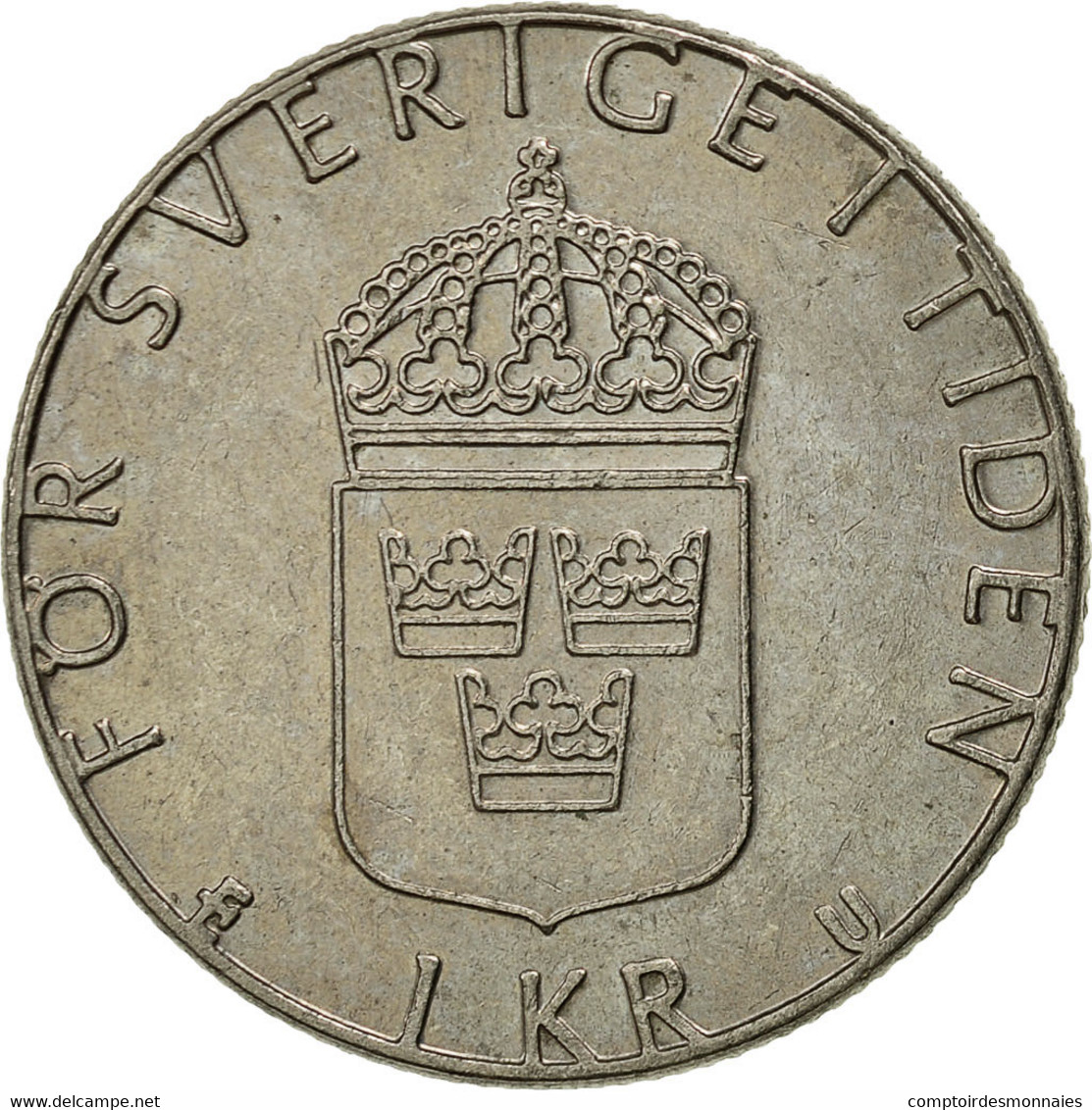 Monnaie, Suède, Carl XVI Gustaf, Krona, 1984, TTB, Copper-nickel, KM:852a - Zweden