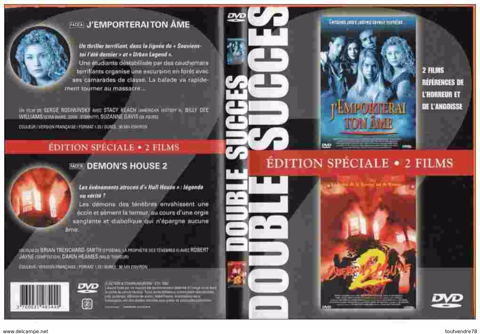 DVD007 / Horreur / Demon's House 2 + J'emporterai Ton âme - Horreur