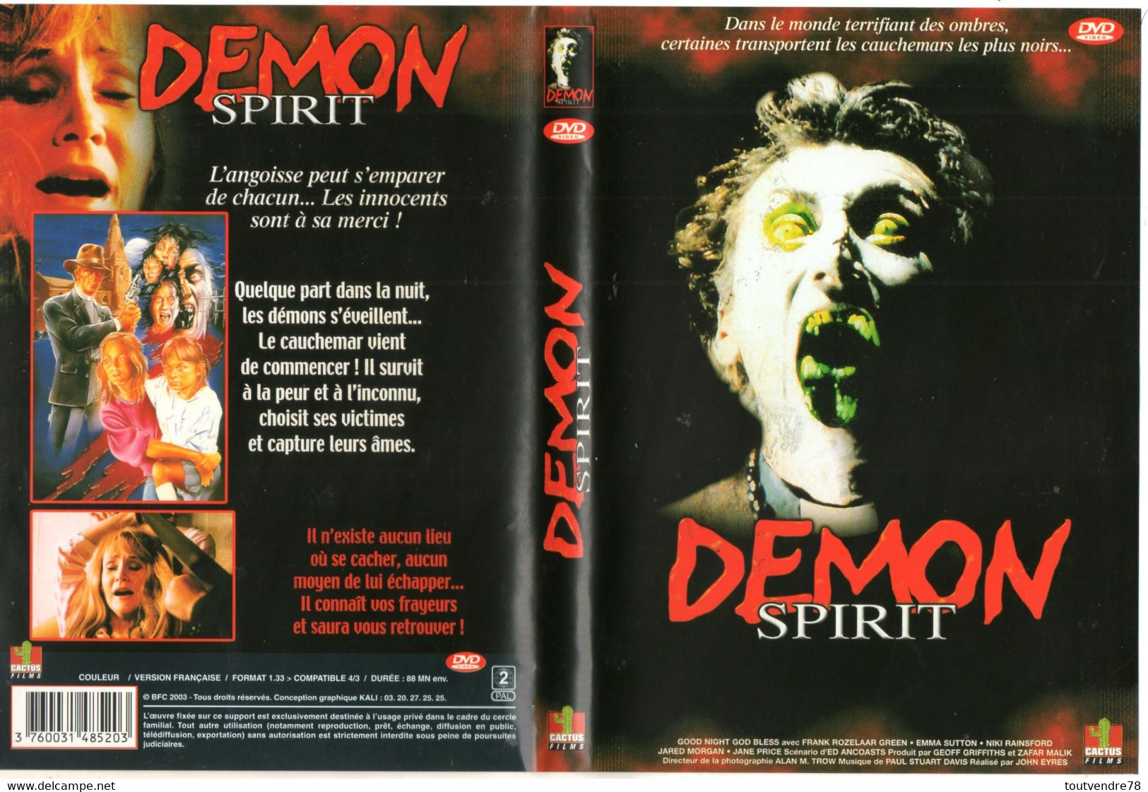 DVD013 / Horreur / Demon Spirit - Horror