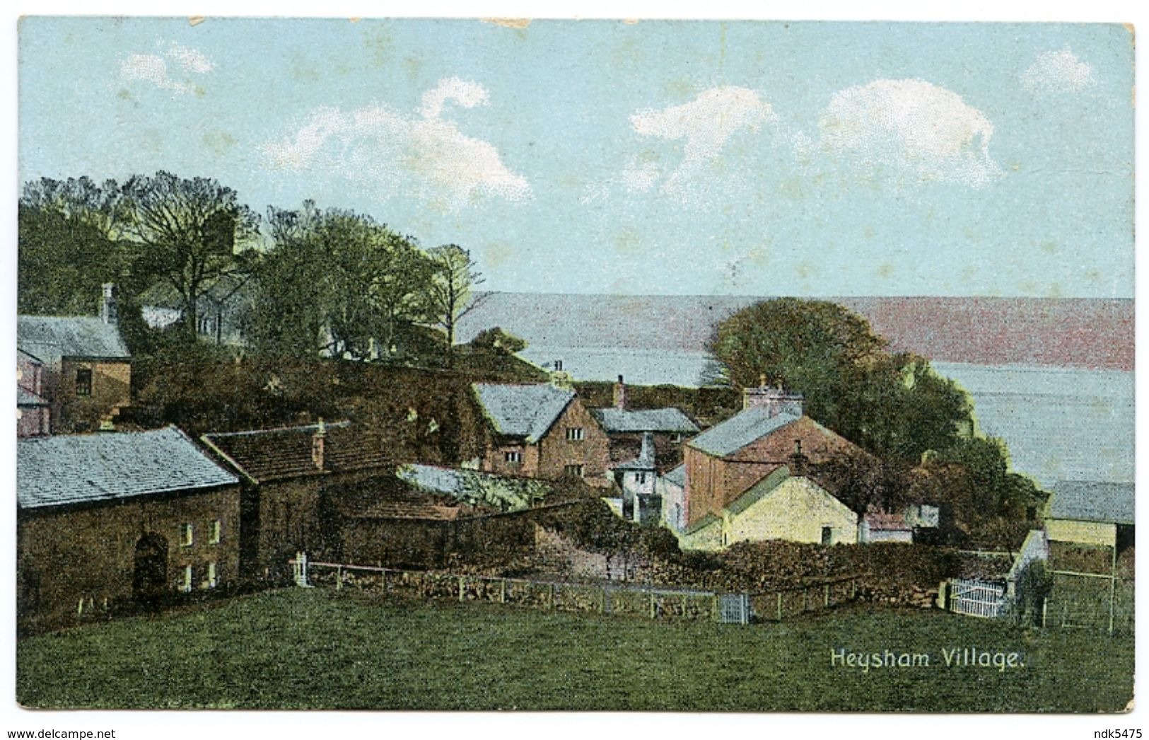 HEYSHAM VILLAGE / POSTMARK - HINCKLEY / ADDRESS - RHYL, VALE ROAD, LLYS ARVON (ROBINSON) - Other & Unclassified