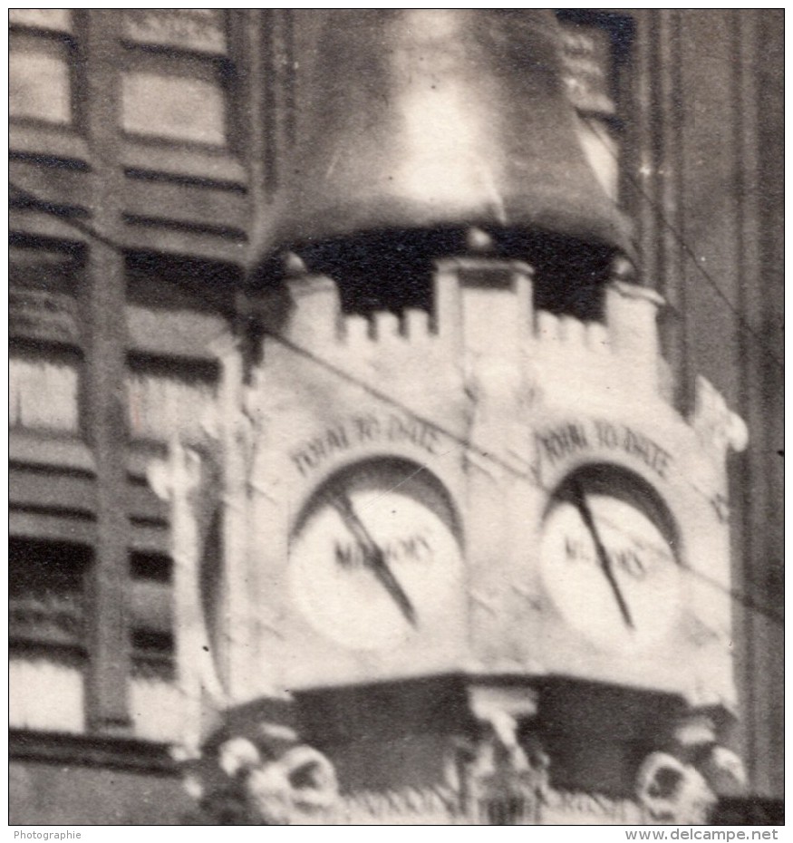 USA Californie San Francisco Tour Third Liberty Loan Tower Ancienne Carte Photo Amateur 1918 - Other & Unclassified