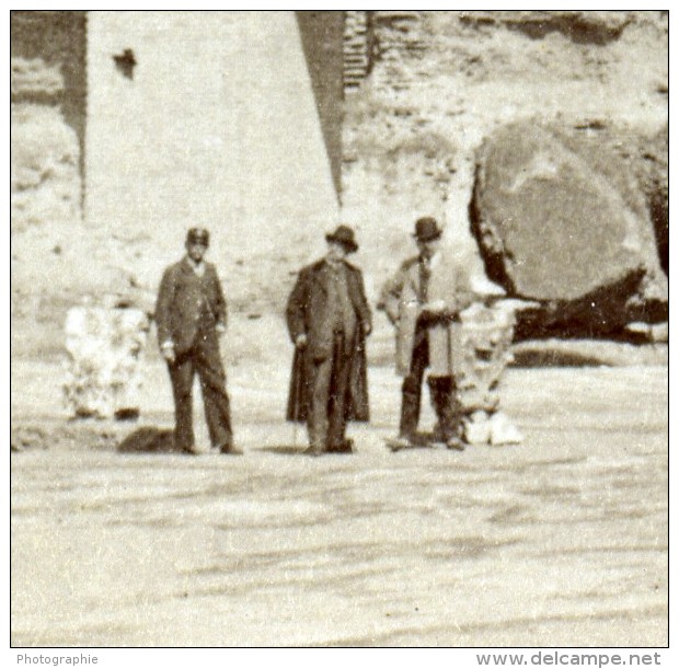 Italie Rome Roma Thermes De Caracalla Ancienne Photo Stereo Underwood 1900 - Stereoscopic