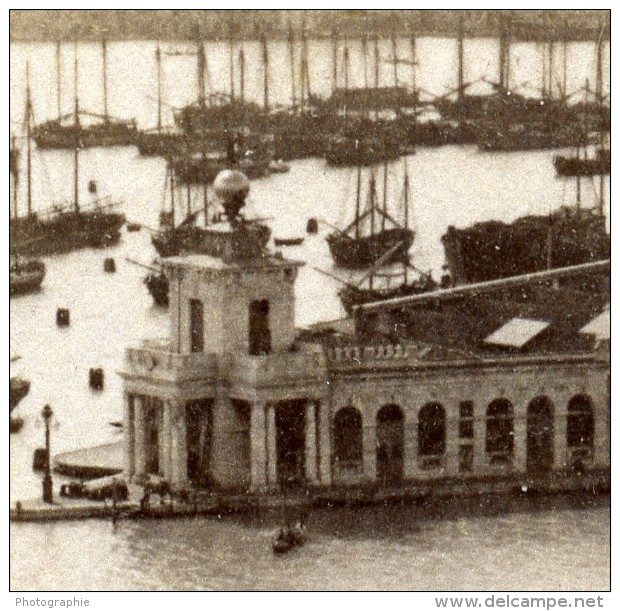 Italie Venise Venezia Panorama Sud Ouest Ancienne Photo Stereo Underwood 1900 - Stereoscopic