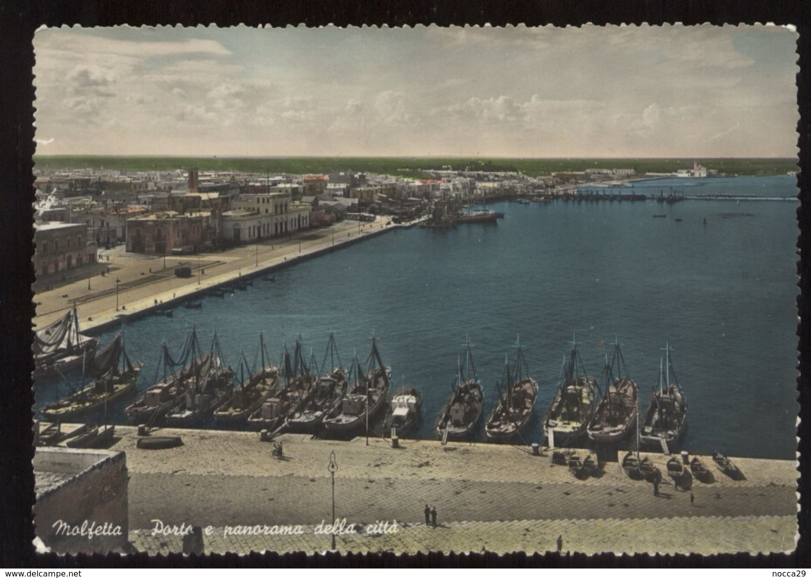 MOLFETTA - BARI - 1955 - PORTO E PANORAMA DELLA CITTA - Molfetta