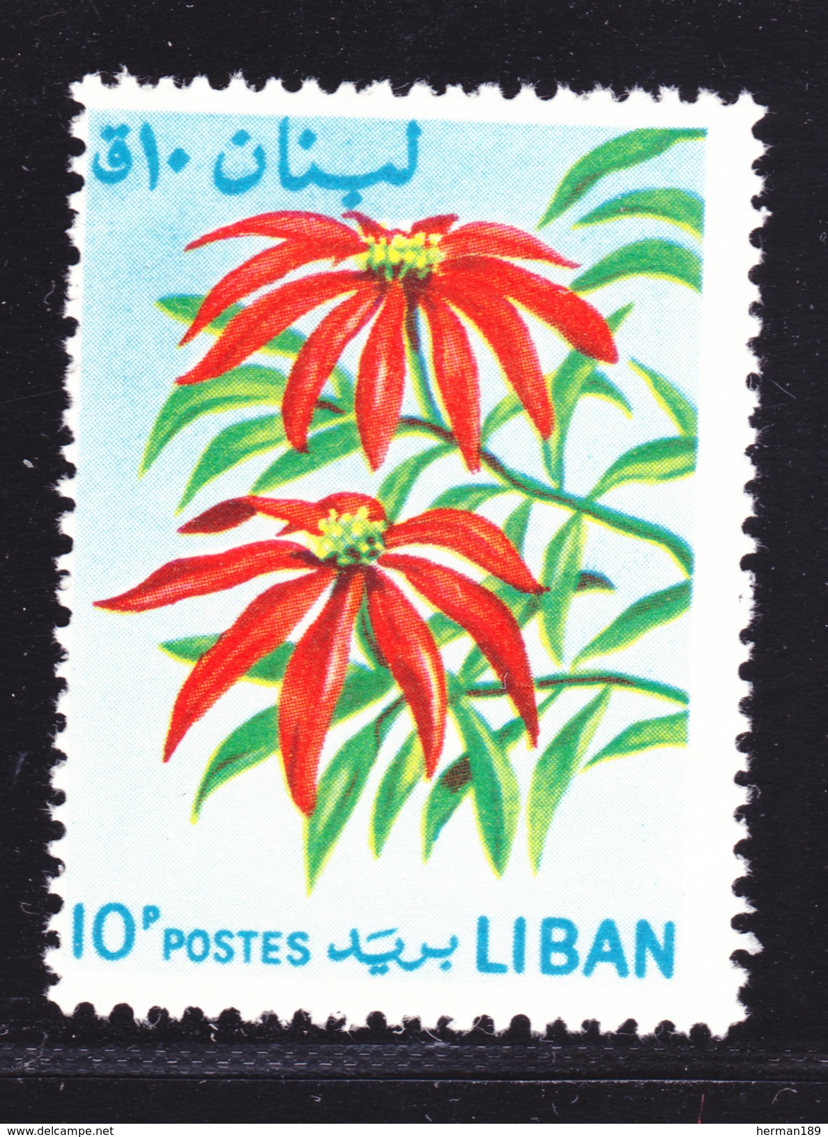 LIBAN N°  241 ** MNH Neuf Sans Charnière, Fleurs, TB  (D0494) - Liban