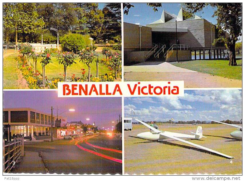 PLANEUR Glider Sailplane BENALLA Victoria Gliding Club Of Australia CPSM GF Gelflugzeug Zweefvlegtuig Aliante Planeador - Autres & Non Classés