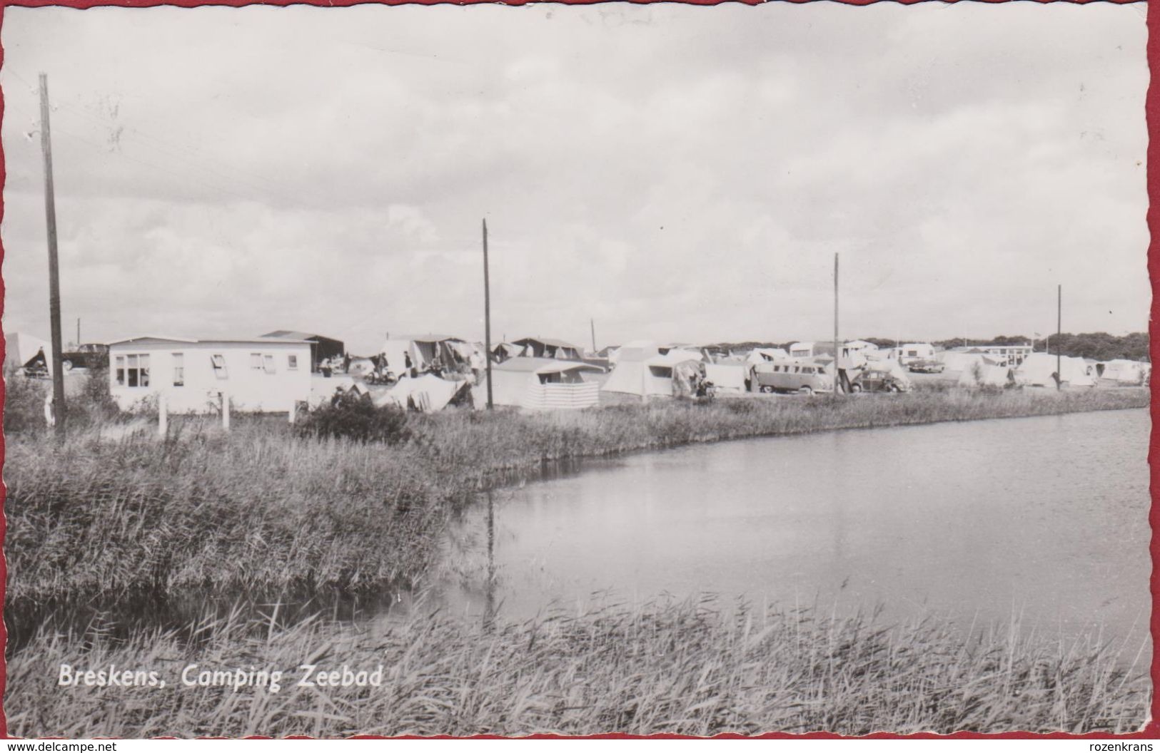 Breskens Zeeland Camping Zeebad 1967 - Breskens