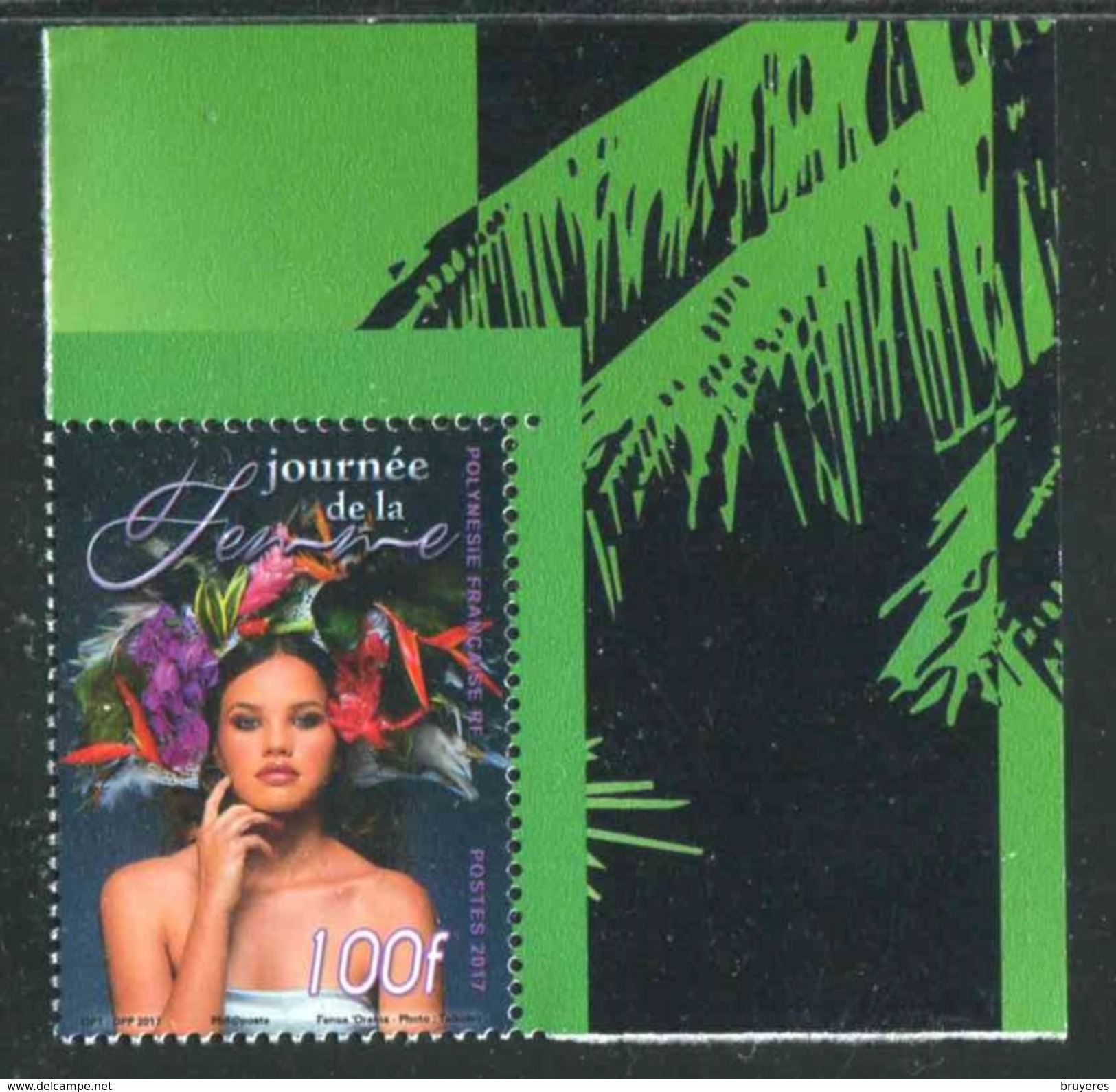 TIMBRE** De 2017 Gommé De POLYNESIE En Coin De Feuille "JOURNEE DE LA FEMME" - Unused Stamps