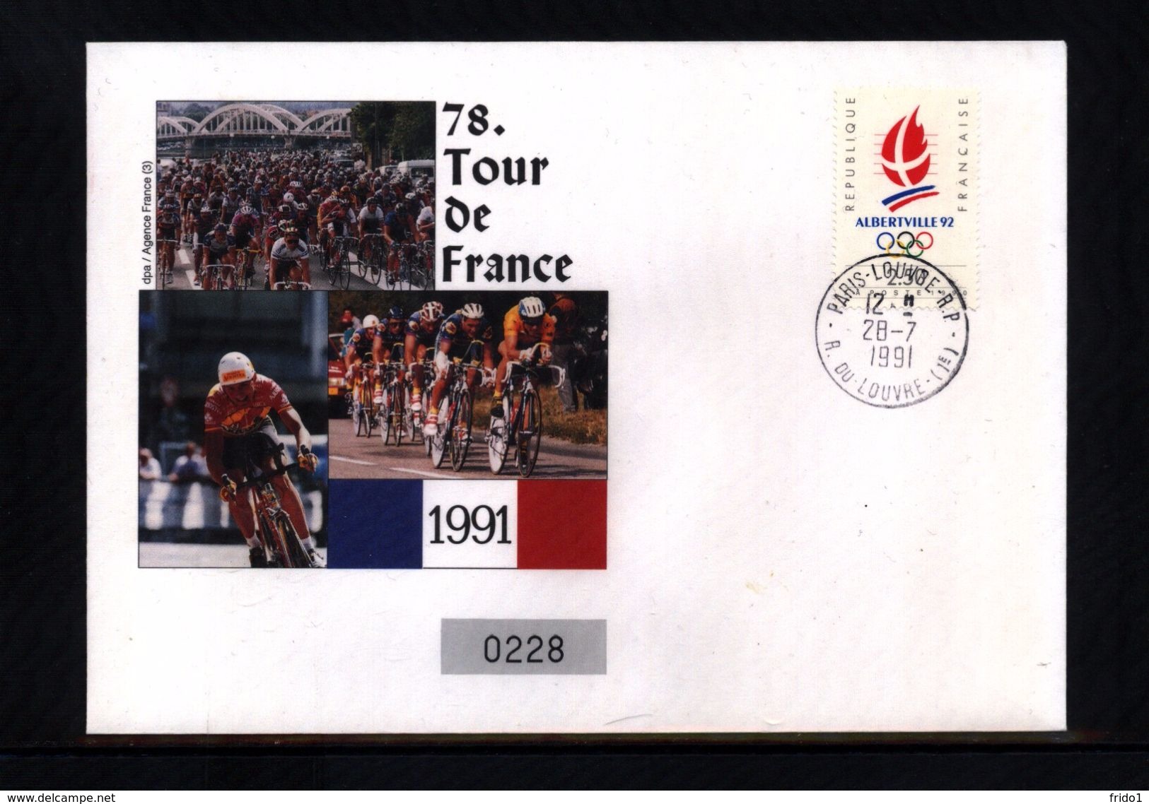 France / Frankreich 1991 Tour De France Interesting Cover - Radsport